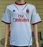 ITALIAN CALCIO AC MILAN 2013-2014 COPPA ITALIA- QUARTER FINALS AWAY SHIRT ADIDAS CLIMACOOL JERSEY MAGLIA MEDIUM