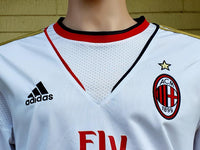 ITALIAN CALCIO AC MILAN 2013-2014 COPPA ITALIA- QUARTER FINALS AWAY SHIRT ADIDAS CLIMACOOL JERSEY MAGLIA MEDIUM