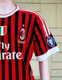 ITALIAN CALCIO AC MILAN 2011-2012 SUPERCOPPA ITALIANA- CHAMPION PATO 7 HOME ADIDAS SHIRT MAGLIA EXTRA LARGE 