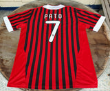 ITALIAN CALCIO AC MILAN 2011-2012 SUPERCOPPA ITALIANA- CHAMPION PATO 7 HOME ADIDAS SHIRT MAGLIA EXTRA LARGE 