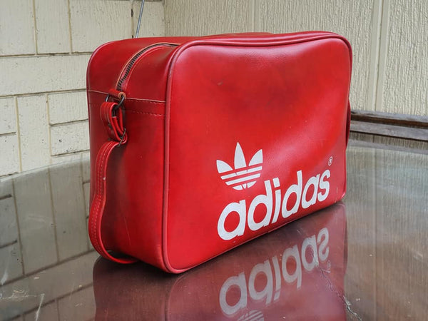 掲載1/29まで　70’s adidas PeterBlack Boston 70s Adidas Peter Black Boston Bag, Made in England