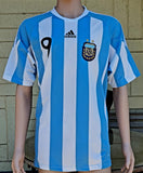 ARGENTINA 2010 WORLD CUP QUARTER-FINAL HIGUAIN 9 ADIDAS JERSEY SHIRT CAMISETA MEDIUM