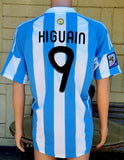 ARGENTINA 2010 WORLD CUP QUARTER-FINAL HIGUAIN 9 ADIDAS JERSEY SHIRT CAMISETA MEDIUM