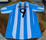ARGENTINA 2010 WORLD CUP QUARTER-FINAL HIGUAIN 9 ADIDAS JERSEY SHIRT CAMISETA MEDIUM