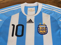 ARGENTINA 2010 WORLD CUP QUARTER-FINAL Messi 10 ADIDAS JERSEY SHIRT CAMISETA MEDIUM