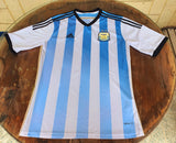 ARGENTINA 2014 WORLD CUP FINALS ADIDAS JERSEY HOME SHIRT CAMISETA EXTRA GRANDE # G75464