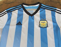 ARGENTINA 2014 WORLD CUP FINALS ADIDAS JERSEY HOME SHIRT CAMISETA EXTRA GRANDE # G75464