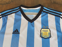 ARGENTINA 2014 WORLD CUP FINALS ADIDAS JERSEY HOME SHIRT CAMISETA EXTRA GRANDE # G75464