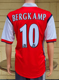 ENGLISH PREMIER ARSENAL FC 1999-2000  FA CHARITY SHIELD CHAMPION & UEFA RUNNERS-UP BERGKAMP 10 JERSEY NIKE HOME SHIRT CAMISETA LARGE