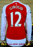 ENGLISH PREMIER ARSENAL FC 2015-2016 FA COMMUNITY SHIELD CHAMPION OLIVIER GIROUD 12  JERSEY AUTHENTIC PUMA SHIRT LARGE STYLE NO.  741318  SOLD OUT!!