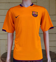 SPANISH LA LIGA BARCELONA FC 2006-2007 SUPERCOPA DE ESPANA JERSEY NIKE AWAY SHIRT CAMISETA LARGE 