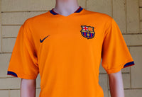 SPANISH LA LIGA BARCELONA FC 2006-2007 SUPERCOPA DE ESPANA JERSEY NIKE AWAY SHIRT CAMISETA LARGE 