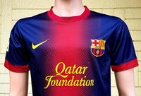 SPANISH LA LIGA BARCELONA FC 2012-2013 LA LIGA CHAMPION JERSEY MESSI 10 NIKE SHIRT CAMISETA SMALL 