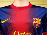 SPANISH LA LIGA BARCELONA FC 2012-2013 LA LIGA CHAMPION JERSEY MESSI 10 NIKE SHIRT CAMISETA SMALL 