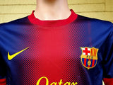 SPANISH LA LIGA BARCELONA FC 2012-2013 LA LIGA CHAMPION JERSEY MESSI 10 NIKE SHIRT CAMISETA SMALL 