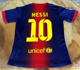 SPANISH LA LIGA BARCELONA FC 2012-2013 LA LIGA CHAMPION JERSEY MESSI 10 NIKE SHIRT CAMISETA SMALL 