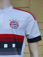 GERMAN BUNDESLIGA BAYERN MUNICH 2015-2016 BUNDESLIGA & DFB POKAL CHAMPION ADIDAS AWAY JERSEY SMALL