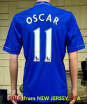 ENGLISH PREMIER CHELSEA 2012-13 UEFA EUROPA LEAGUE CHAMPION OSCAR 11 JERSEY ADIDAS SHIRT CAMISETA SIZE MEDIUM/MODEL # X23745