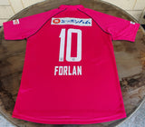 JAPAN J-LEAGUE CEREZO OSAKA 2014-2015 HOME QUARTER FINAL FORLAN JERSEY MIZUNO SHIRT LARGE