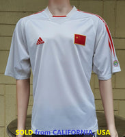CHINA 2004 AFC ASIAN CUP RUNNERS- UP AWAY SHIRT  ADIDAS JERSEY LARGE CODE 607936  SOLD OUT!