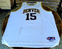 NBA DENVER NUGGETS VINTAGE HARDWOOD CLASSIC REEBOK RETRO 1970-71 BASKETBALL JERSEY CARMELO ANTHONY 15 AUTHENTIC SHIRT 3 XL