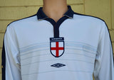 ENGLAND 2004 UEFA EURO QUARTER-FINAL REVERSIBLE JERSEY UMBRO BECKHAM 7 SHIRT MEDIUM/ MODEL # 00686186