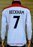 ENGLAND 2004 UEFA EURO QUARTER-FINAL REVERSIBLE JERSEY UMBRO BECKHAM 7 SHIRT MEDIUM/ MODEL # 00686186  SOLD OUT!