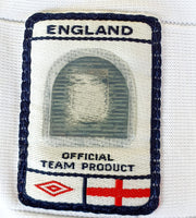 ENGLAND 2004 UEFA EURO QUARTER-FINAL REVERSIBLE JERSEY UMBRO BECKHAM 7 SHIRT MEDIUM/ MODEL # 00686186  SOLD OUT!