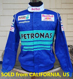 F1 FORMULA ONE TEAM SAUBER RED BULL RACING PETRONAS VINTAGE AUTHENTIC SPARCO JACKET M