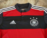 GERMANY 2014 WORLD CUP CHAMPION 4TH TITLE IN BRAZIL AWAY JERSEY ADIDAS CLIMACOOL SHIRT TRIKOT MEMORABILIA SMALL