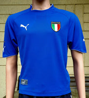 ITALY 2004 EURO QUALIFICATION CUP PUMA SHIRT MAGLIA CAMISETA KIDS or LADIES