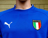 ITALY 2004 EURO QUALIFICATION CUP PUMA SHIRT MAGLIA CAMISETA KIDS or LADIES