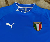 ITALY 2004 EURO QUALIFICATION CUP PUMA SHIRT MAGLIA CAMISETA KIDS or LADIES