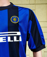 ITALIAN CALCIO INTER MILAN 1999-2000 COPPA ITALIA RUNNER-UP RONALDO 9 HOME NIKE SHIRT MAGLIA SMALL 