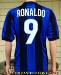 ITALIAN CALCIO INTER MILAN 1999-2000 COPPA ITALIA RUNNER-UP RONALDO 9 HOME NIKE SHIRT MAGLIA SMALL  SOLD OUT