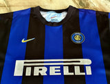 ITALIAN CALCIO INTER MILAN 2000-01 COPPA ITALIA QUARTER FINALS HOME NIKE SHIRT MAGLIA LARGE    SOLD !!!