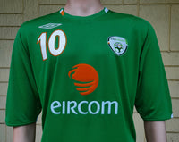 IRELAND 2006-2007 HOME ROBBIE KEANE 10 SHIRT UMBRO JERSEY EXTRA LARGE