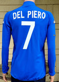 ITALY 2002 WORLD CUP QUALIFICATION DEL PIERO JERSEY SHIRT MAGLIA  KAPPA SPANDEX  CAMISETA  EXTRA LARGE