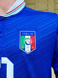 ITALY 2012 EURO RUNNERS-UP PIRLO 21 HOME JERSEY MAGLIA CAMISETA MEDIUM / STYLE # 740355