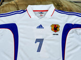 JAPAN 2000 AFC ASIAN CUP CHAMPION NAKATA 7 AWAY JERSEY ADIDAS SHIRT  LARGE  ジャージーシャツ