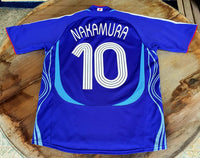 JAPAN 2006 WORLD CUP NAKAMURA JERSEY ADIDAS SHIRT SMALL  ジャージーシャツ  