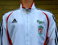 ENGLISH PREMIER LIVERPOOL FC 2006-08 FA COMMUNITY SHIELD CHAMPION FORMOTION ADIDAS  TRACK TOP TRAINING JACKET LARGE