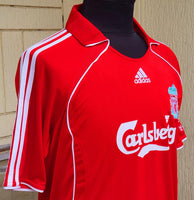 ENGLISH PREMIER LIVERPOOL FC 2006-08  XABI ALONSO 14  HOME JERSEY FA COMMUNITY SHIELD CHAMPION ADIDAS SHIRT CAMISETA MEDIUM