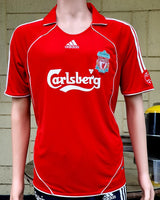 ENGLISH PREMIER LIVERPOOL FC 2006-08  XABI ALONSO 14  HOME JERSEY FA COMMUNITY SHIELD CHAMPION ADIDAS SHIRT CAMISETA MEDIUM