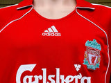 ENGLISH PREMIER LIVERPOOL FC 2006-08  XABI ALONSO 14  HOME JERSEY FA COMMUNITY SHIELD CHAMPION ADIDAS SHIRT CAMISETA MEDIUM