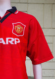 ENGLISH PREMIER MANCHESTER UNITED FC 1995-96 PREMIER LEAGUE CHAMPION ERIC CANTONA JERSEY UMBRO SHIRT XL 