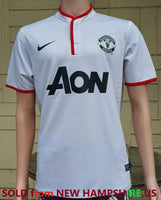 ENGLISH PREMIER MANCHESTER UNITED FC 2012-2013 ENGLISH PREMIER LEAGUE CHAMPION AWAY JERSEY NIKE SHIRT MEDIUM  SOLD OUT!