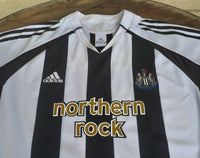 ENGLISH PREMIER NEWCASTLE UNITED FC 2005-06 INTERTOTO CUP SEMI- FINALS ALAN SHEARER SHIRT XL/ CODE # 110161