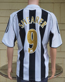 ENGLISH PREMIER NEWCASTLE UNITED FC 2005-06 INTERTOTO CUP SEMI- FINALS ALAN SHEARER SHIRT XL/ CODE # 110161