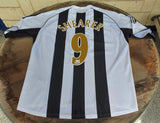 ENGLISH PREMIER NEWCASTLE UNITED FC 2005-06 INTERTOTO CUP SEMI- FINALS ALAN SHEARER SHIRT XL/ CODE # 110161